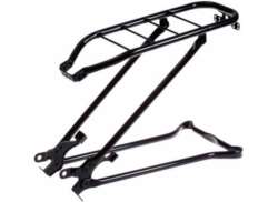 Rear Luggage Carrier with Kickstand 24 Inch Black