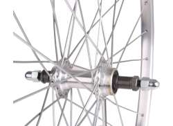 Rear Wheel 28 x 1 5/8 x 1 1/4 Inch Pion Aluminum - Silver