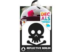 Reflective Berlin Heijastava Tarra Skull - Musta