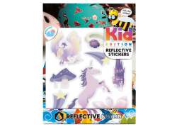 Reflective Berlin K.I.D. Conjunto De Autocolantes Fairytail - Multi-Color