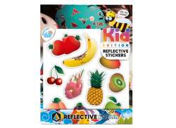Reflective Berlin K.I.D. Conjunto De Autocolantes Fruits - Multi-Color
