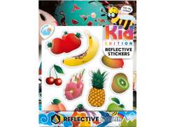 Reflective Berlin K.I.D. Sticker Set Fruits - Multi-Color
