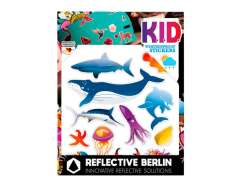 Reflective Berlin Odblaskowe Naklejka K.I.D. - Multi-Color