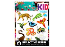 Reflective Berlin Reflectie Sticker K.I.D. - Multi-Color