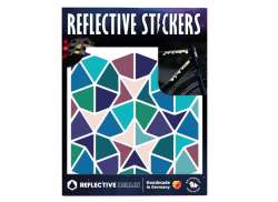 Reflective Berlin Reflectie Stickers Kites and Darts - Paars