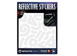 Reflective Berlin Reflective Stickers Doodle - White