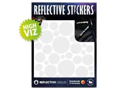 Reflective Berlin Reflective Stickers Shapes - White
