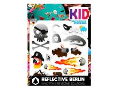 Reflective Berlin Refletor Autocolante K.I.D. - Multi-Color