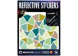 Reflective Berlin Refletor Autocolantes Kites and Darts - Amber