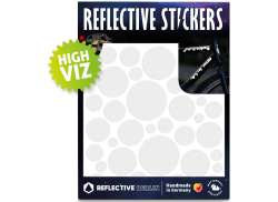 Reflective Berlin Refletor Autocolantes Shapes - Branco