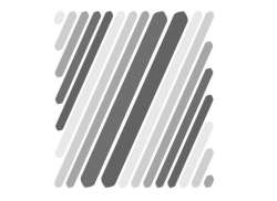 Reflective Berlin Stickerset Stripes - Grijs/Zilver