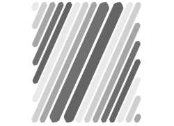 Reflective Berlin Zestaw Naklejek Stripes - Szary/Srebrny