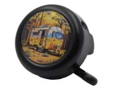 Reich Couleur Camping Sonnette De Vélo Ø55mm - Noir