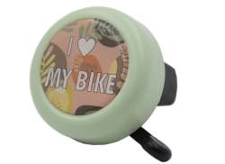 Reich I Love My Bike Campainha De Bicicleta &Oslash;55mm - Pastel Verde