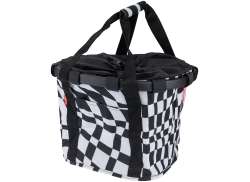 Rixen & Kaul Bikebasket Geantă Shopper 15L - Negru/Alb