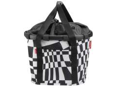 Rixen &amp; Kaul Bikebasket Shopper Bag 15L - Black/White
