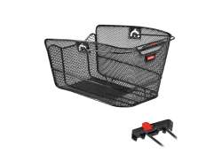 Rixen &amp; Kaul City Max Bicycle Basket For Rear 24L RT - Black