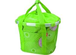 Rixen & Kaul Klickfix Cestino Bicicletta Bikebasket Crystals L.Verde