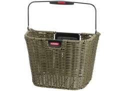 Rixen &amp; Kaul Structura Retro Bicycle Basket 16L Olive-Brown