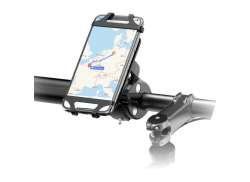 Rixus Telefonholder 3.5-7" Silikone - Sort