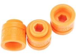 RockShox Bottomless Tokens Pour. 35 Argent R/TK A1 - Orange