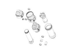 RockShox Bushing 1/2\" 20.0 x 8.0mm For. RS - Silver