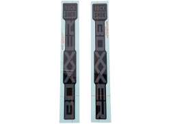 RockShox Conjunto De Autocolantes Para. BoXXer Base / Ultimate D1 - Preto