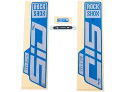Rockshox Signatur Serie Set De Autocolante SID SL Ultimate - Argintiu