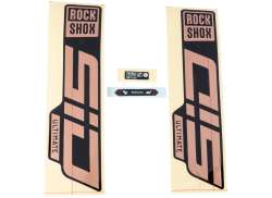 Rockshox Signatur Séries Conjunto De Autocolantes SID Ultimate - Cobre