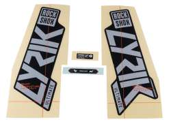 Rockshox Signatur Series Etikets&aelig;t Lyrik Ultimate - S&oslash;lv