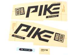 Rockshox Signatur Series Juego De Pegatinas Para. Pica Ultimate - Negro