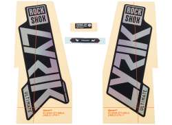 Rockshox Signatur Series Set Adesivi Lyrik Ult - Arcobaleno