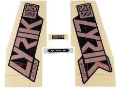 RockShox Signatur Series Sticker Set Lyrik Ultimate - Copper