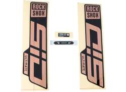 RockShox Signatur Series Sticker Set SID Ultimate - Copper