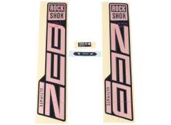 RockShox Signatur Series Sticker Set ZEB Ultimate - Copper