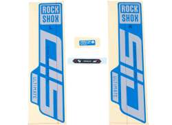 Rockshox Signatur 시리즈 스티커 세트 SID Ultimate - 실버