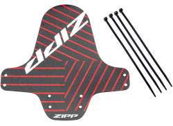 Rockshox Skjerm Front Sprutskjerm 26/29" - Svart/Rød/Zipp