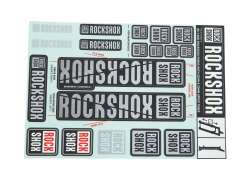 RockShox Sticker Set For. Ø30/32mm Fork - Gray
