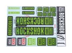 Rockshox Sticker Set tbv. Ø30/32mm Voorvork - Groen