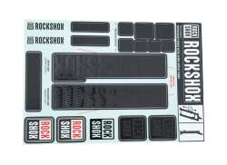 Rockshox Sticker Set tbv. &#216;35mm Voorvork - Stealth