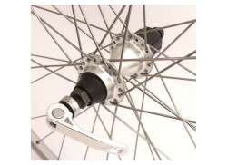 Rodi Zadn&iacute; Kolo 28" 622 19mm 8/9/10R QR 36 Dr&aacute;t - Stř&iacute;brn&aacute;