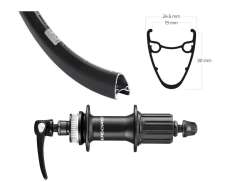 Roland FH-M5100 Rear Wheel 28 Disc CL Dutch19 - Black