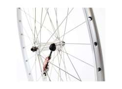 Roland Race Forhjul 28x1" Quick Release Inox - Sølv