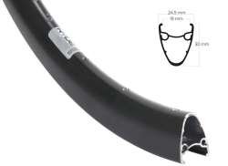 Ryde Dutch Velg 28\" 622 19mm 36 Gaats Aluminium - Zwart