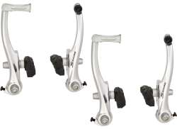 Saccon V-Brake Conjunto Frente/Traseiro Alum&iacute;nio - Prata