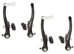 Saccon V-Brake Set Vorne/Hinten Aluminium - Schwarz