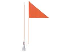 S&auml;kerhetsflagga Orange Delbar