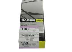 Sapim Drát 13 x 138mm J-Ohnutí S Niple Nerez - Stříbrná (144)