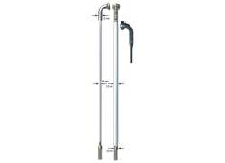 Sapim Flache Speiche CX-Ray + Nippel 276mm - Silber (100)