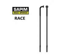 Sapim Race Eger 14 x 256mm J-Bend - Sort (100)